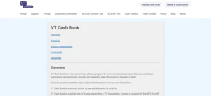 VT Cash Book