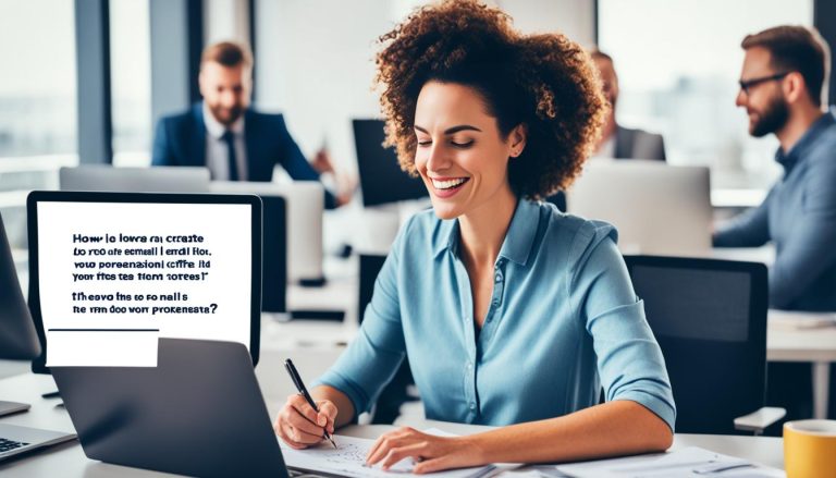 how to create a business email