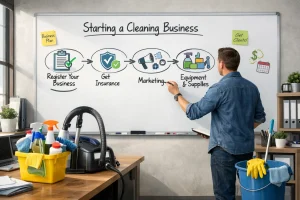 What Is The Step By Step Process For Starting A Cleaning Business Legally In The UK