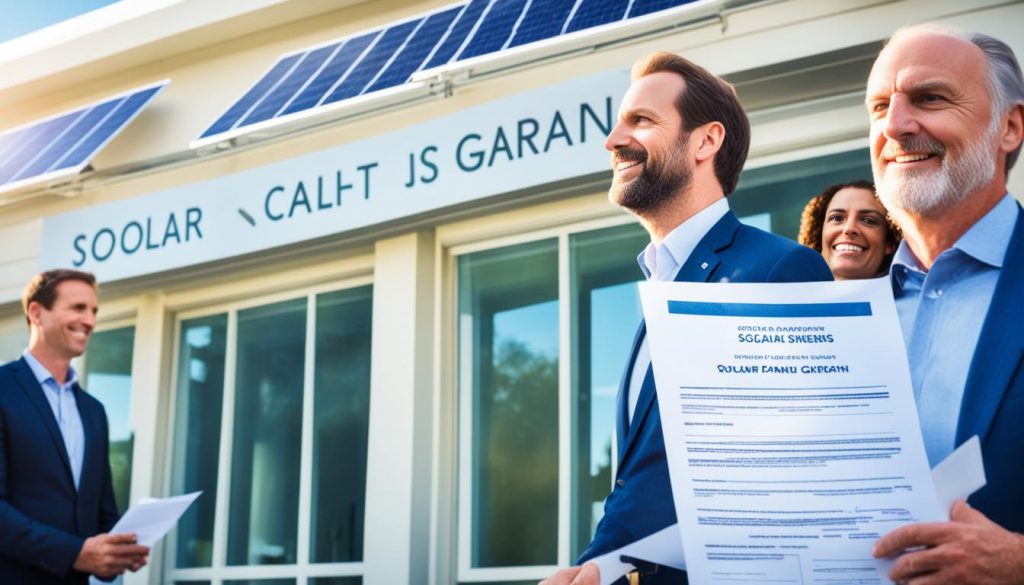 government grants for solar panels