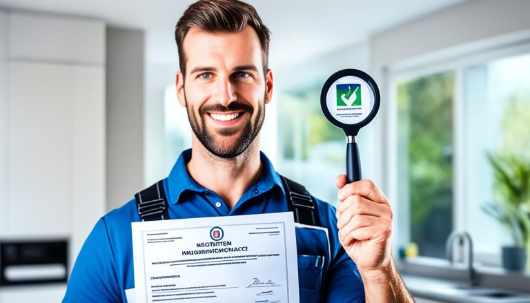 how to check if a tradesman is insured