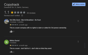 Copytrack Google My Business Reviews 2