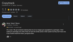 challenging Copytrack’s claims