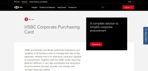 HSBC Purchase Card