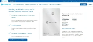 Barclaycard Platinum Balance Transfer Card