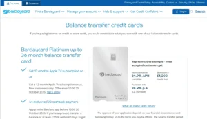 Barclaycard Platinum Purchase and Balance Transfer Card