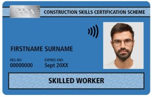 Blue Skilled Worker Card