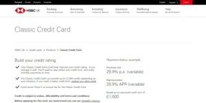 HSBC Classic Credit Card