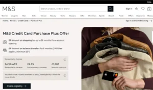 M&S Bank Purchase Plus Credit Card
