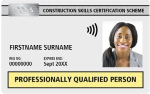 Professionally Qualified Person (PQP) Card
