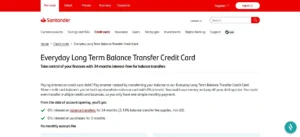 Santander Everyday Long-Term Balance Transfer Credit Card