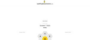 Spelling Bee Answers com