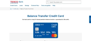 Tesco Bank Balance Transfer Credit Card