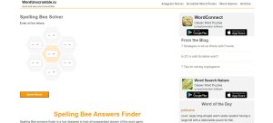 Word Unscramble Spelling Bee Answers