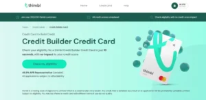 thimbl Credit Builder Credit Card