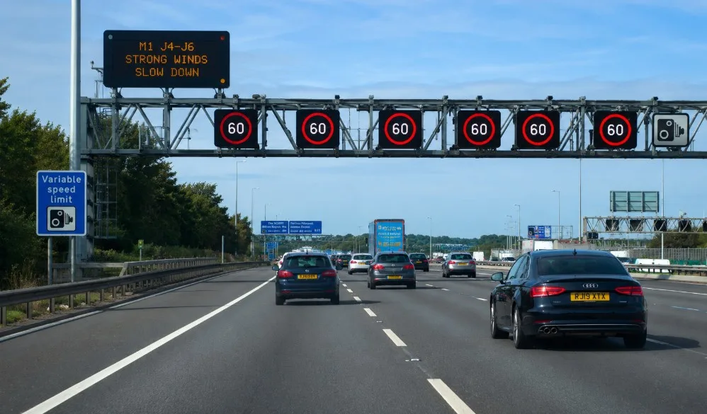 what helps to reduce traffic bunching on a motorway