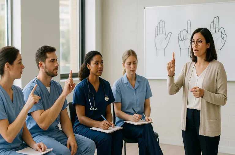 UK sign language training