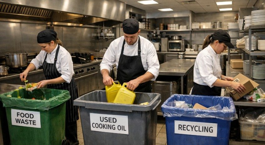 how restaurants can streamline waste management