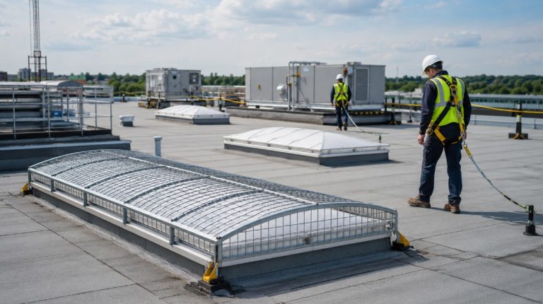 Securing Fragile Roof Areas in Commercial Buildings