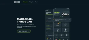 Motorist managing parking and other vehicle services through a smartphone app
